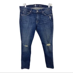 7 For All Mankind Paxtyn jeans Size 36 distressed